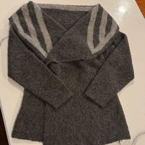 Alpaca Gray Women's cardigan